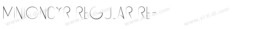 MinionCyr Regular Re字体转换